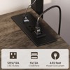 Bestier Bakers Rack with Power Outlet, Height-Adjustable 45" to 55" Kitchen Microwave Stand with Sstorage Cabinet,Kitchen Stand with 10 S-Hooks - 2 of 4