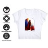 Women's Superman 2025 Look Up Poster Cap Sleeve Baby Rib Crop Top - 4 of 4