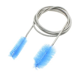 Unique Bargains Flexible Double Ended Tube Filter Pump Hose Brush for Aquarium Fishbowl - 1 of 3