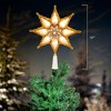 Kurt Adler 10-Inch 18-Light LED Multifunction 8-point Star Treetop - 3 of 3