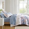 7Pcs Bed-in-a-Bag Comforter Set with Watercolor Floral Print, Soft Brushed Microfiber for Year-Round Use - 3 of 4