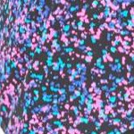 black confetti