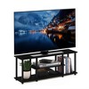 Furinno No Tools 3-Tier TV Stands for TV's up to 50" Entertainment Media Center - 3 of 4