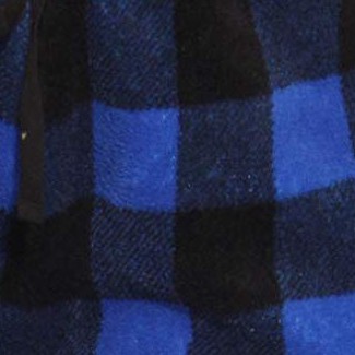 buffalo plaid royal / black