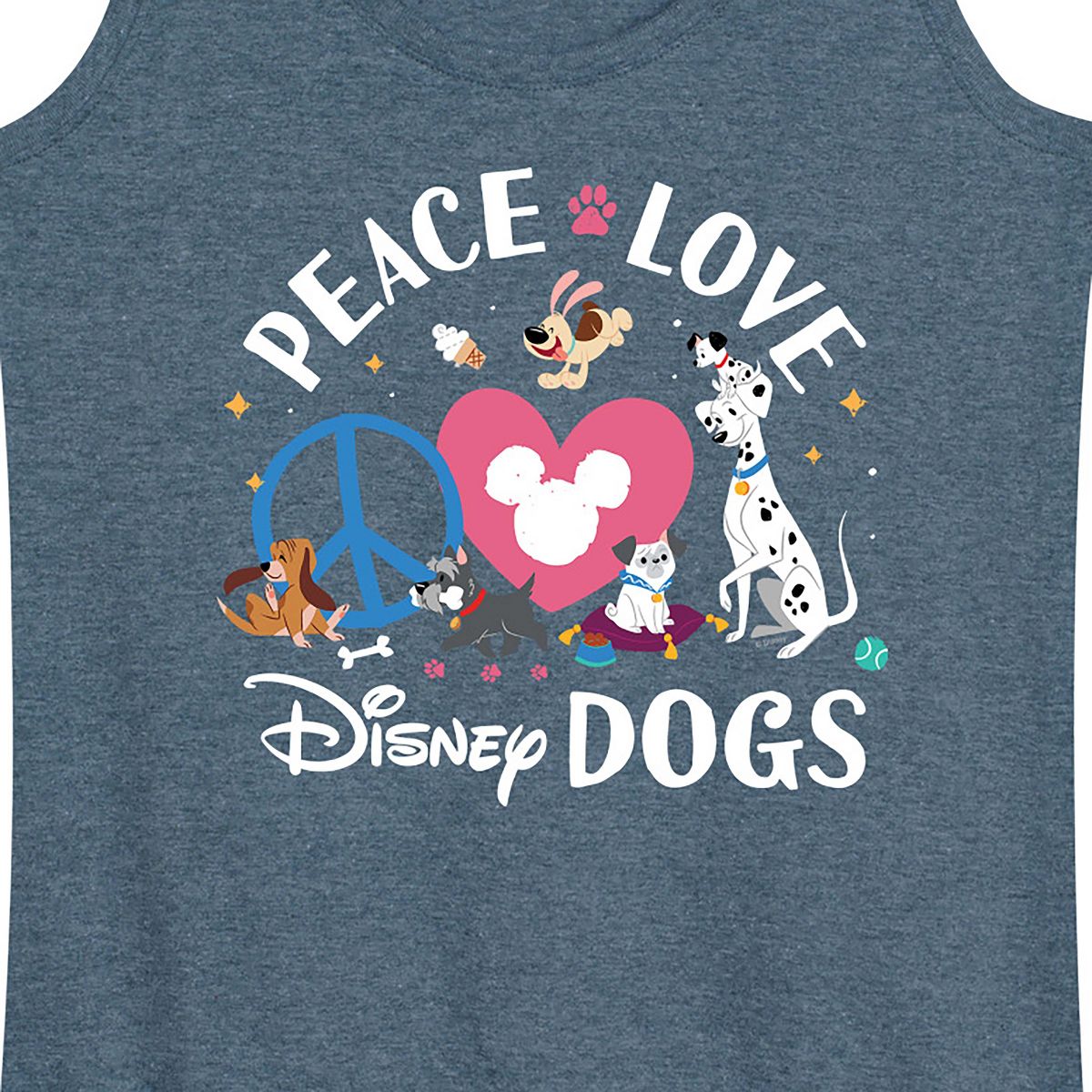 Women's - Disney - Cats & Dogs Graphic Racerback Tank - thumbnail 2