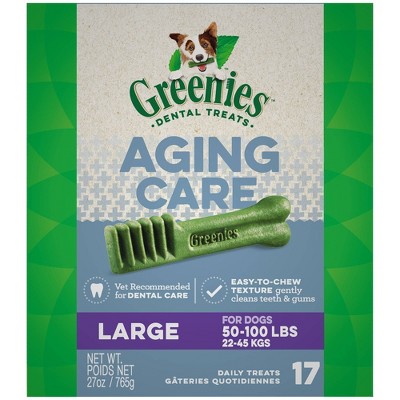Greenies Aging Care Large Chicken Dental Dog Treats - 17ct