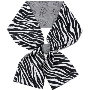 INSPIRE CHIC Women's Fashion Printed Skinny Long Retro Satin Silky Neck Scarves 1Pc - 1 of 4