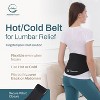 2 Pack Adjustable Lower Back Pain Wrap for Hot & Cold Therapy | Reusable Ice Pack for Lumbar, Sciatic, Herniated Disc, Coccyx Pain Relief - 3 of 4