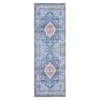 Washable Vintaged Rug Non Slip Low Pile Rug Soft Retro Throw Floor Cover Foldable Indoor Carpet for Living Room Bedroom Playroom Nursery - 4 of 4