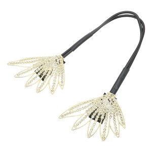Unique Bargains Fashion Wings Hair Clips Gold Tone 1 Pc - 1 of 4
