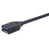 Monoprice USB 3.0 Type-A Male to Type-A Female Extension Cable - 6 Feet - Black | Use with PlayStation, Xbox, Oculus VR, USB Flash Drive, Card Reader, - 4 of 4