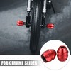 Unique Bargains Anti Drop Fork Frame Slider Motorcycle Wheel Crash Falling Protection 1 Pair - 2 of 4