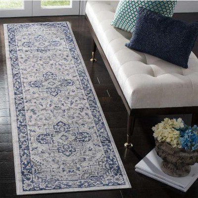 Kumasinova Stain-Resistant Area Rug, Non-Shedding Door Mat,Kid & Pet-Friendly, Oriental Area Rug for Living Room, Latex-Free Cotton Backing