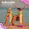 Luau Limbo Game Set - Inflatable Limbo Sticks for Kids & Adults, Pool Party and Picnic Family Fun Twister Game for All - 4 of 4