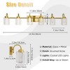 3/4/5/5-Light Vanity Lights Bathroom Light Fixtures - 2 of 4