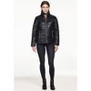 ellos Plus Size Short Puffer Zip Front Jacket - 4 of 4