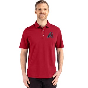 Arizona Diamondbacks Cutter & Buck Advantage Refresh Epic Confidence Recycled Mens Big & Tall Tri-Blend Pique Polo - Cardinal Red - 4X Big - 1 of 1