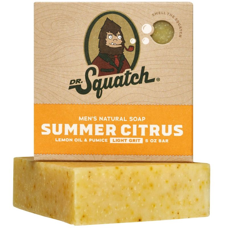 DR. SQUATCH Men&#39;s All Natural Bar Soap - Summer Citrus - 5oz, 3 of 11