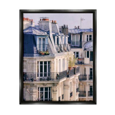 Stupell Industries Parisian Architecture Buildings Framed Canvas