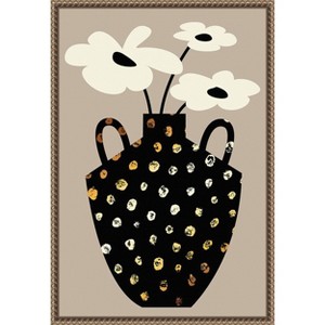 Amanti Art Vase Floral II by Incado Canvas Wall Art Print Framed 16 x 23-in. - 1 of 4