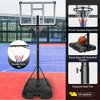 RISOKEYS Portable Basketball Hoop System, Height Adjustable 6.5ft - 10ft, with 44 Inch Backboard & Wheels,  for Adults Teens Outdoor Indoor - 2 of 4