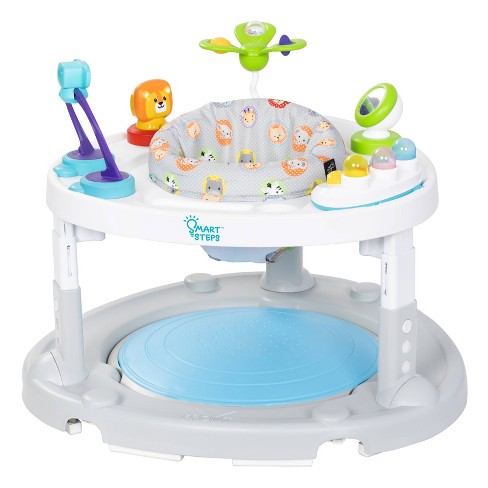 Smart Steps by Baby Trend Bounce N' Glide 3-in-1 Activity Center Walker - Safari Toss - image 1 of 4