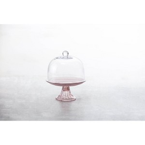 Fortessa Tableware Solutions 8.5" Jupiter Cornflower Cake Stand and Dome Set - 1 of 3