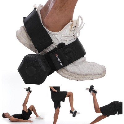 Dumbbell Foot Attachment for Leg Workout, Extension Monkey Foot Dumbbell Attachment Straps for Gym Trainer and Beginners Dumbbell Foot Strap for Fitne