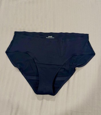 Saalt Heavy Absorbency Briefs Super Soft Modal Comfort Leak Proof Period  Underwear - Volcanic Black - XL 1 ct