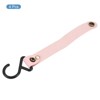 Unique Bargains PU Leather Strap Camping Outdoor Plastic S Shelf Hooks and Hangers 4 Pcs - 3 of 4