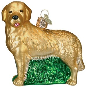 Old World Christmas Glass Blown Christmas Ornament For Christmas Tree, Golden Retriever - 1 of 1