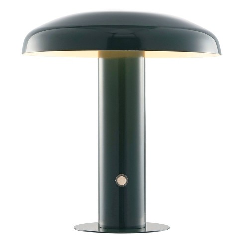 John Lewis Mushroom Portable Dimmable Table Lamp, Putty/Green