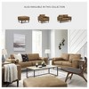 Signature Design by Ashley Contemporary Telora Ottoman, Caramel - 4 of 4