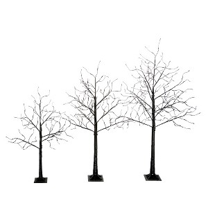 ACEPANO 72 in. H 3-Piece Halloween Spooky Tree For Halloween Indoor Home Decoration-Purple - 1 of 4