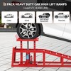 TROPOW 2 Pack Hydraulic Car and Truck Service Ramps,Adjustable Lift Height 9.8" to 16.21", ,Vehicle Auto Garage (5T) - 3 of 4