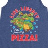 - Teenage Mutant Ninja Turtles - Life Liberty Pursuit Of Pizza Graphic Sleeveless Aline Dress - 2 of 4