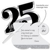 Big Dot of Happiness We Still Do - 25th Wedding Anniversary - Shaped Thank You Cards - Anniversary Party Thank You Cards with Envelopes - Set of 12 - 2 of 4