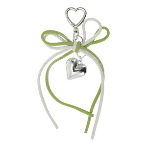 Unique Bargains PU Bow Handbag Charms Keychains 1 Pc - 1 of 4