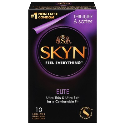 SKYN Elite Non-Latex Lubricated Condoms