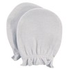 Hudson Baby Infant Girl Cotton Scratch Mittens, Cloud Mobile Pink, 0-6 Months - 3 of 4