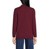 Lands' End Women's Fine Gauge Cotton Button Front Blazer Sweater - 2 of 4