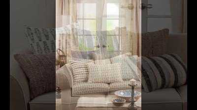 Beige Pinsonic Velvet 18" Square Throw Pillow