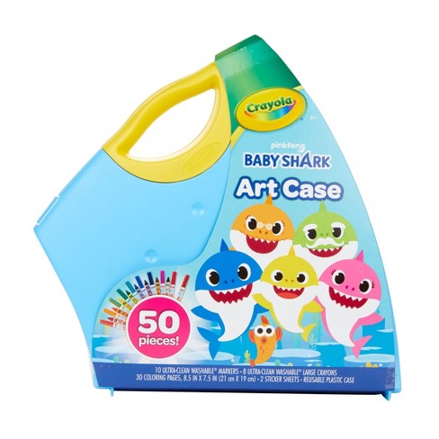 Crayola 50pc Art Case Baby Shark Target