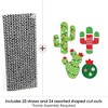 Big Dot of Happiness Merry Cactus - Paper Straw Decor - Christmas Cactus Party Striped Decorative Straws - Set of 24 - 2 of 4