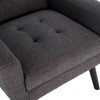 Sapphtopaz Accent Chair Wood Chair for Bedroom Comfy Chairs Modern Armchair Accent Chairs for Living Room, Bedroom, Nursery - 4 of 4
