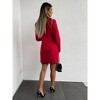 Blazer Dress for Women Sexy - Asymmetric Long Blazers Jackets Outfit - 3 of 4