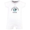 Touched by Nature Unisex Baby Organic Cotton Rompers, Nature Baby - 4 of 4