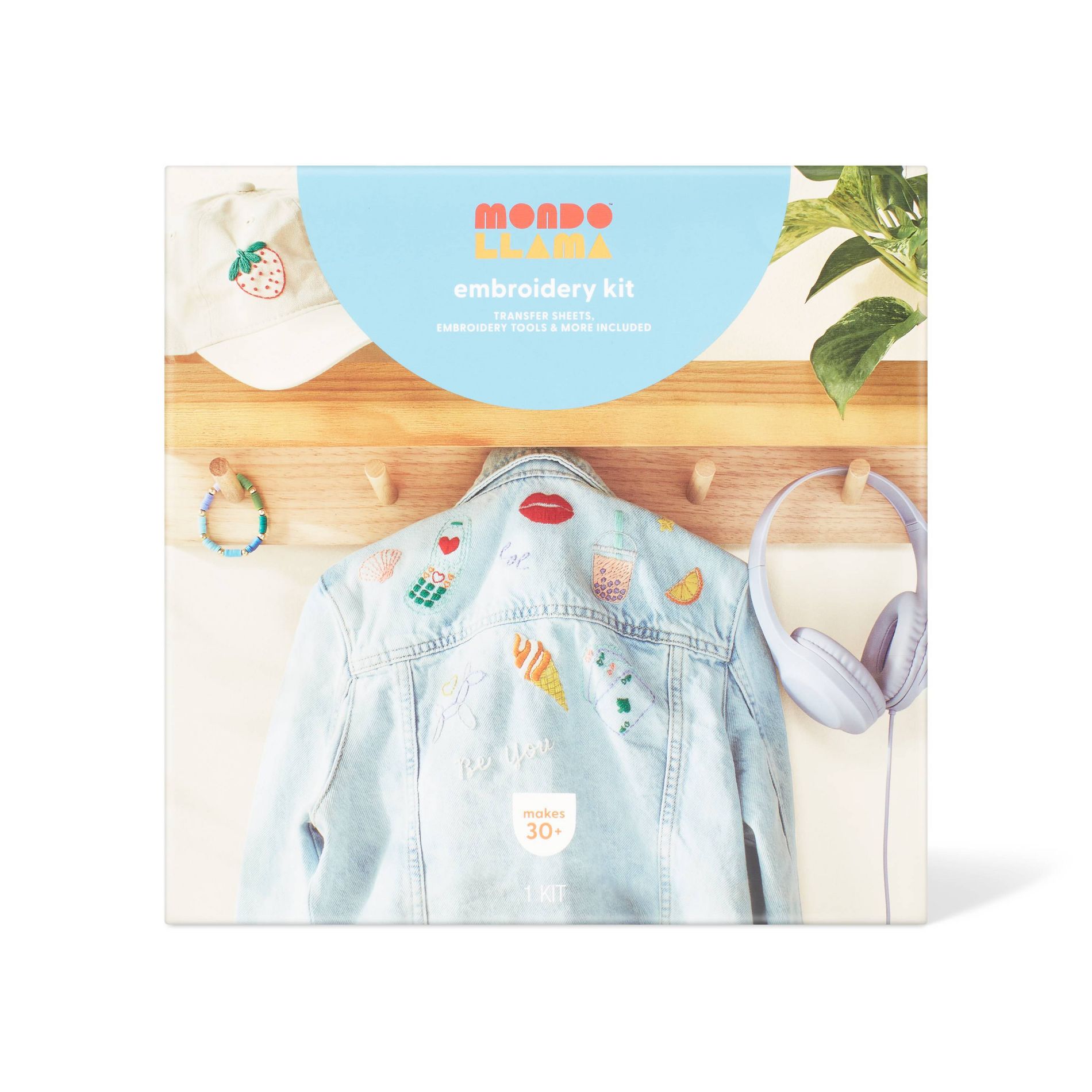 Embroidery Transfers Craft Kit Gift - Mondo Llama™
