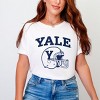 Yale Football Helmet - Women's Garment Dyed Graphic T-Shirt - 2 of 4