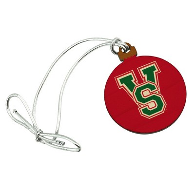Mississippi Valley State University Secondary Logo Mini Small Tiny Wood Christmas Tree Holiday Ornament